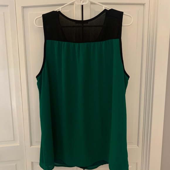 Green & Black Lana Lace Detail Blouse - Picture 3 of 6